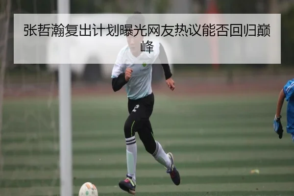 张哲瀚复出计划曝光网友热议能否回归巅峰